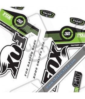 DECALS STICKERS FOX 32 DECALS KIT BLACK FORKS (Compatible Product)