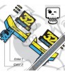 FOX 32 SC FACTORY SERIES DECALS KIT BLACK FORKS