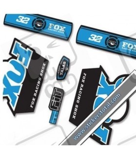 DECALS STICKERS FOX 32 TALAS DECALS KIT BLACK FORKS