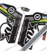 DECALS STICKERS FOX 32 WORLD CUP STICKERS KIT BLACK FORKS