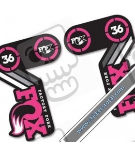 DECALS STICKERSFOX 36 HERITAGE 40TH ANNIVERSARY PINK