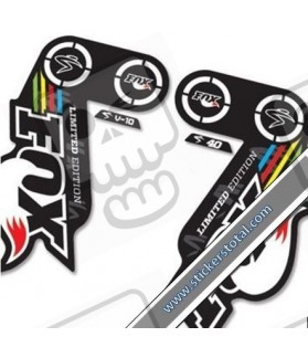 DECALS STICKERS FOX 40 SC V10 B EDITION (Compatible Product)