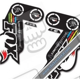 DECALS STICKERS FOX 40 SC V10 B EDITION