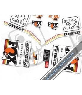 DECALS FOX FACTORY 32 2016 STANDARD STICKERS KIT (Compatible Product)
