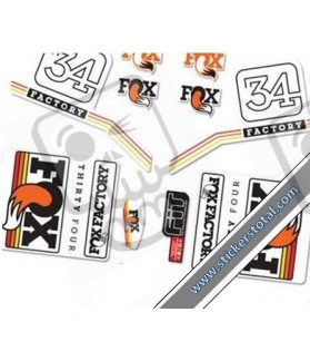 DECALS FOX FACTORY 34 2016 STANDARD STICKERS KIT