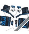 DECALS FOX FACTORY 34 2016 STICKERS KIT BLACK FORKS
