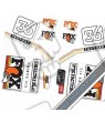 DECALS FOX FACTORY 36 2016 STICKERS KIT BLACK FORKS