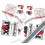 DECALS FOX FACTORY 36 2016 STICKERS KIT WHITE FORKS (Compatible Product)