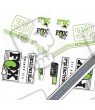 DECALS FOX FACTORY 36 2016 STICKERS KIT WHITE FORKS