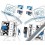 Adhesivo sticker horquilla blanca FOX FACTORY 40 (Producto compatible)