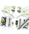 DECALS FOX FACTORY 40 2016 STICKERS KIT WHITE FORKS