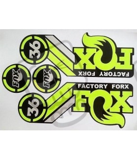 Sticker decal FORK FOX FACTORY 36