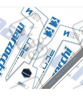DECALS MARZOCCHI 350 NCR DECALS WHITE FORKS KIT