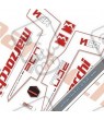 DECALS MARZOCCHI 350 NCR DECALS WHITE FORKS KIT