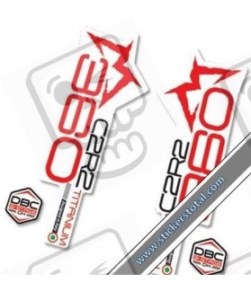 DECALS MARZOCCHI 360 DECALS WHITE FORKS KIT