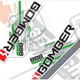 DECALS MARZOCCHI BOMBER 888 WHITE