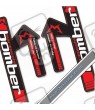 DECALS MX COMP RED DECALS BLACK FORKS KIT