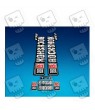 Sticker decal FORK ROCK SHOX RS1 MTB 2018 DECALS AM134 
