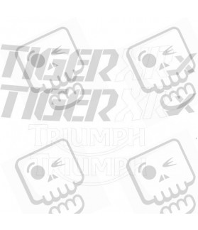 AUTOCOLLANT TRIUMPH TIGER XRX (Produit compatible)