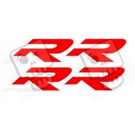 1000RR Motorcycle Sticker Set – Silver Chrome & Red On Black – TwistedMelonDesigns Vinyl Decals For Tank, Headlight, Side, Windscreen