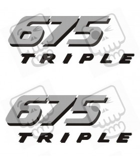 Decals TRIUMPH 675 TRIPLE LATERAL (Compatible Product)