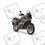 ADHESIVOS kit motorcycle Aprilia Caponord ETV 1000 year 2004 (Producto compatible)