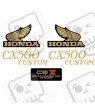 AUTOCOLLANT SET HONDA CX500 (Produit compatible)