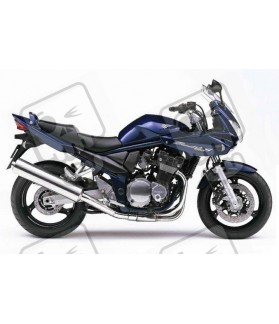 Suzuki Bandit 1200S YEAR 2006 Adesivi (Prodotto compatibile)