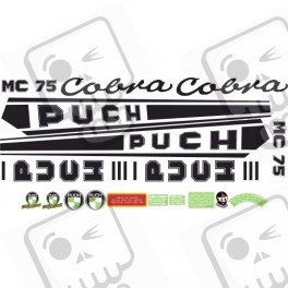 AUTOCOLLANT PUCH COBRA MC 75 (Produit compatible)