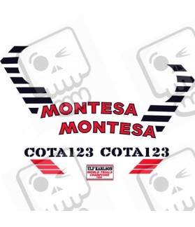 Decals motorcycle MONTESA Cota 123 (Compatible Product)