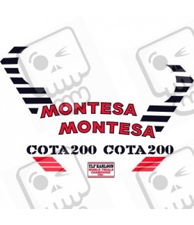 AUTOCOLLANT MONTESA Cota 200 (Produit compatible)