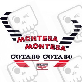 AUTOCOLLANT MONTESA Cota 80 (Produit compatible)