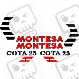 Decals motorcycle MONTESA Cota 25 (Compatible Product)