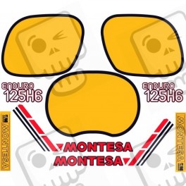 Stickers decals MONTESA Enduro 125 H6 (Produit compatible)