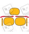 Stickers decals MONTESA Enduro 360 H6 amarilla (Compatible Product)