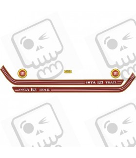 Stickers decals MONTESA Cota 123 TRAIL (Produto compatível)