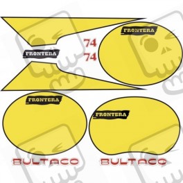 Stickers decals motorcycle BULTACO FRONTERA 74 (Prodotto compatibile)