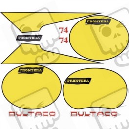 Stickers decals motorcycle BULTACO FRONTERA 74 (Produit compatible)