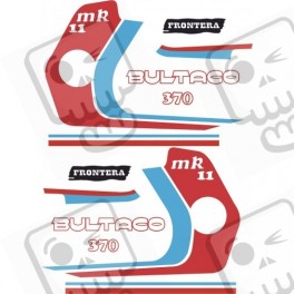 Stickers decals motorcycle BULTACO Frontera MK11 (Produto compatível)