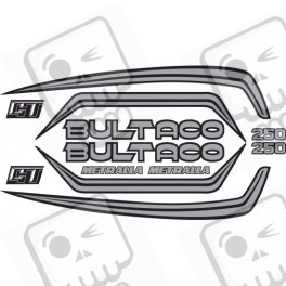 Stickers decals motorcycle BULTACO Metralla GT (Produto compatível)