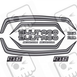 Stickers decals motorcycle BULTACO Metralla GTS (Producto compatible)