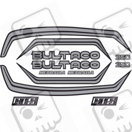 Stickers decals motorcycle BULTACO Metralla GTS (Produto compatível)