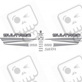Stickers decals motorcycle BULTACO Sherpa 199 (Prodotto compatibile)