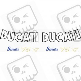 Ducati Senda 75 TT Autocollant (Produit compatible)
