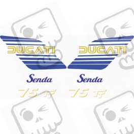 Ducati Senda 75 TT Adhesivos (Producto compatible)