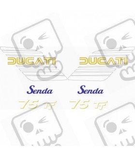 Ducati Senda 75 TT Stickers Compatible Product)