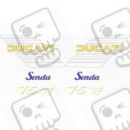 Ducati Senda 75 TT Adhesivos (Producto compatible)