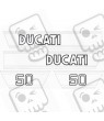 Ducati 50 TS Adesivi (Prodotto compatibile)