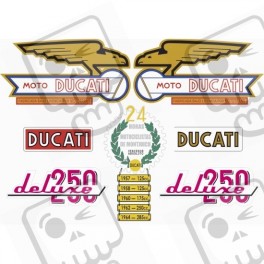 DUCATI 250 deluxe Autocollant (Produit compatible)