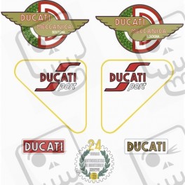 DUCATI 125 SPORT ADESIVOS (Produto compatível)